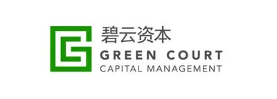 Green Court Capital Management logo with a green geometric G emblem beside Chinese characters and English text.