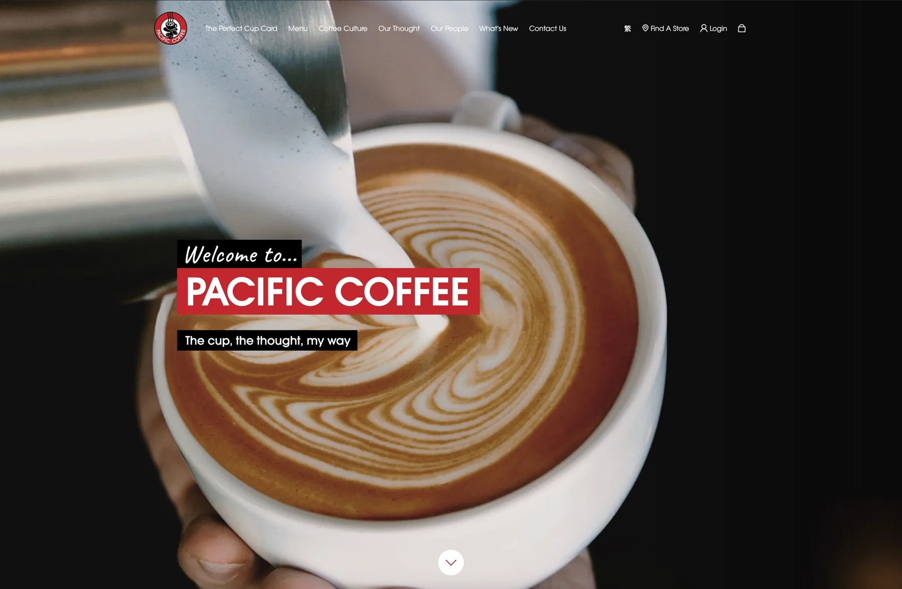 Pacific Coffee Home Page