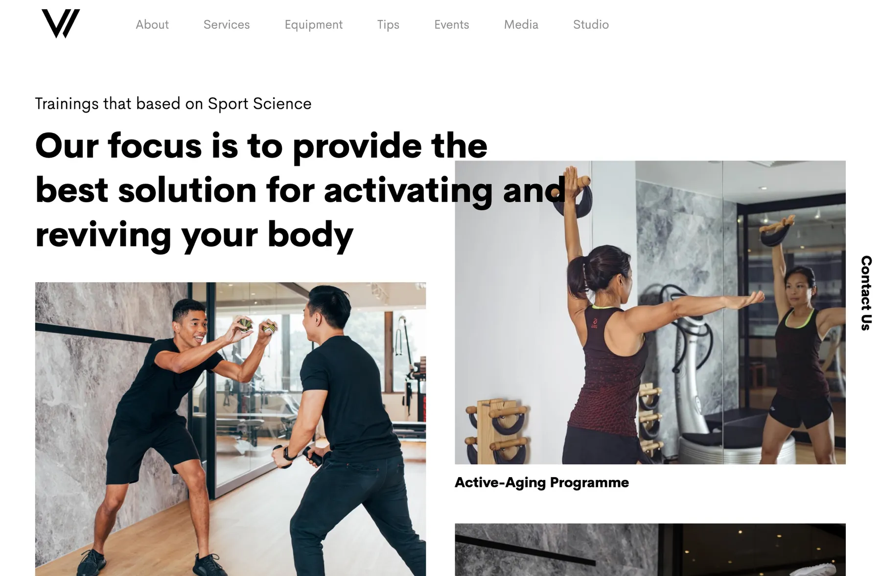 V2 Wellness Website About Page