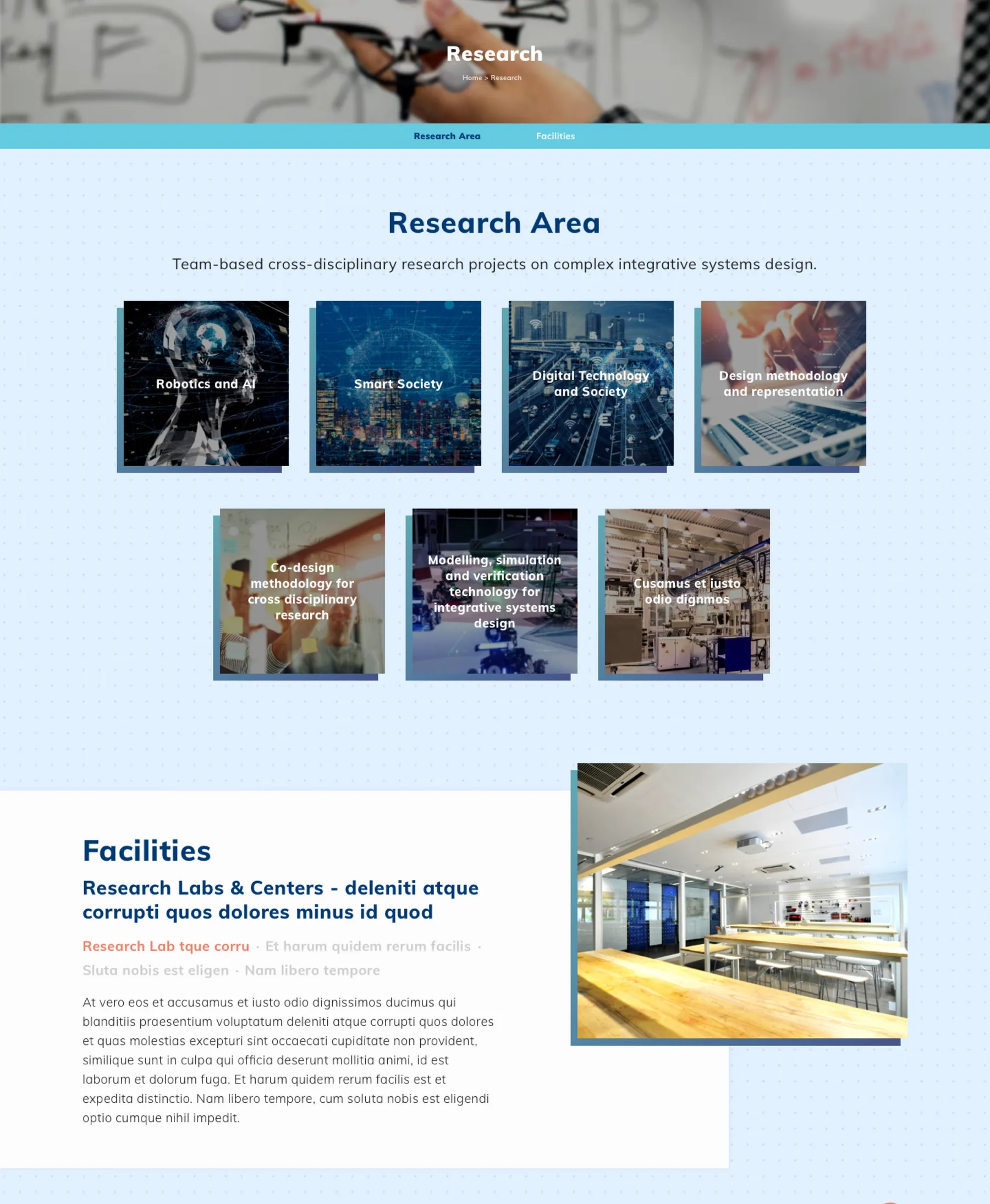 Hong Kong University of Science and Technology Division of Integrative Systems and Design Website Research Page