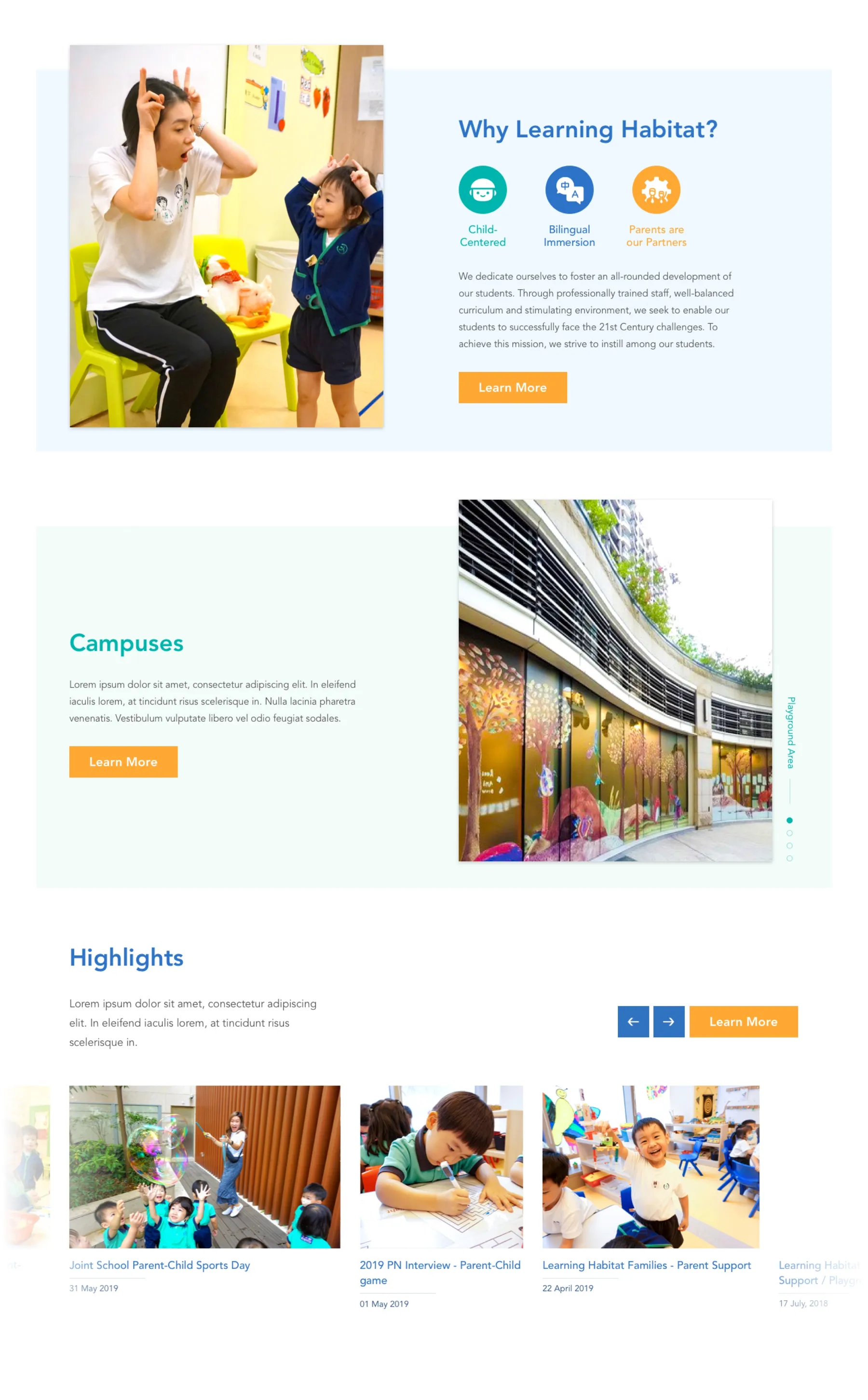 Learning Habitat Home Page