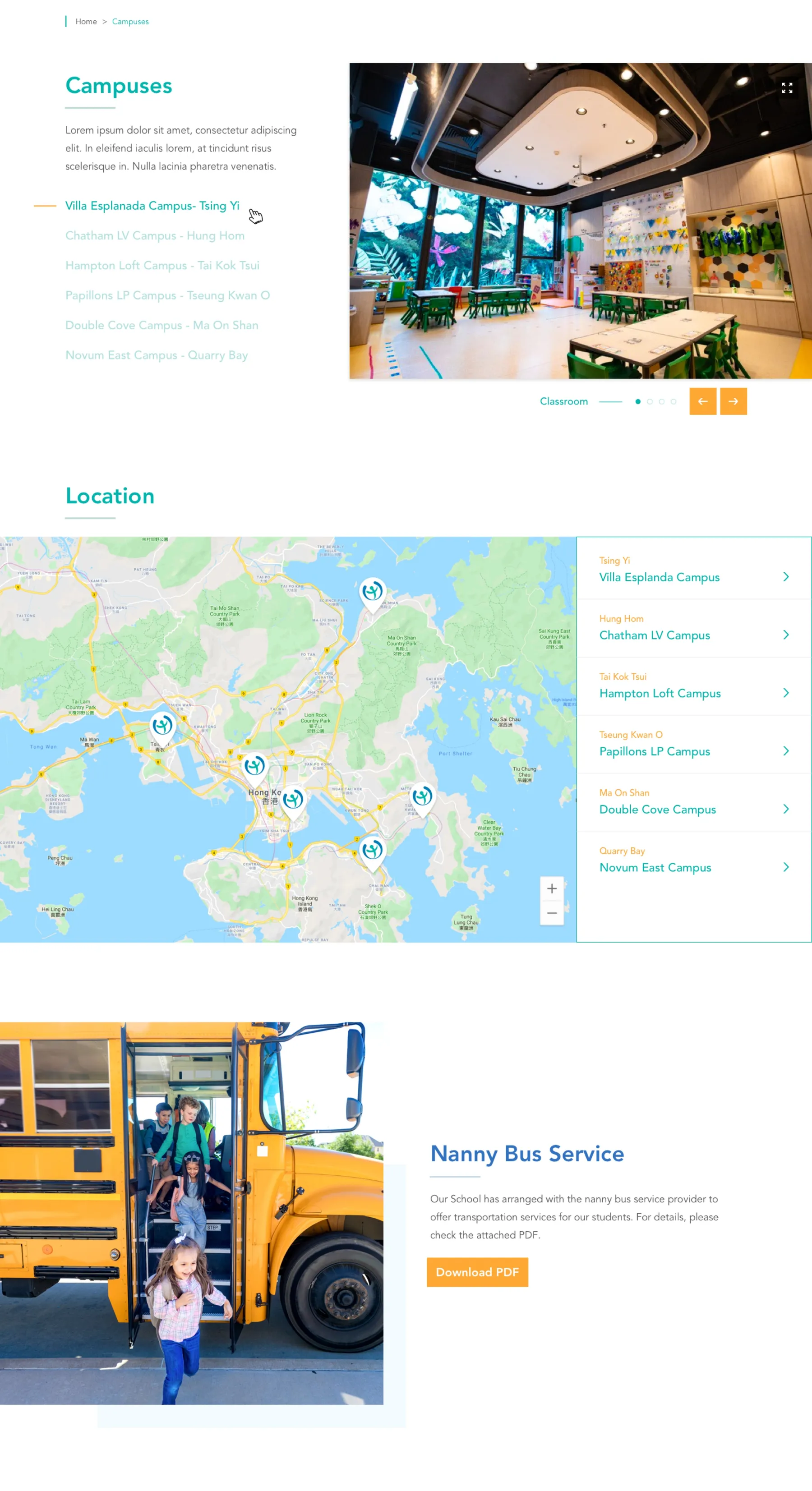 Learning Habitat Campuses Page