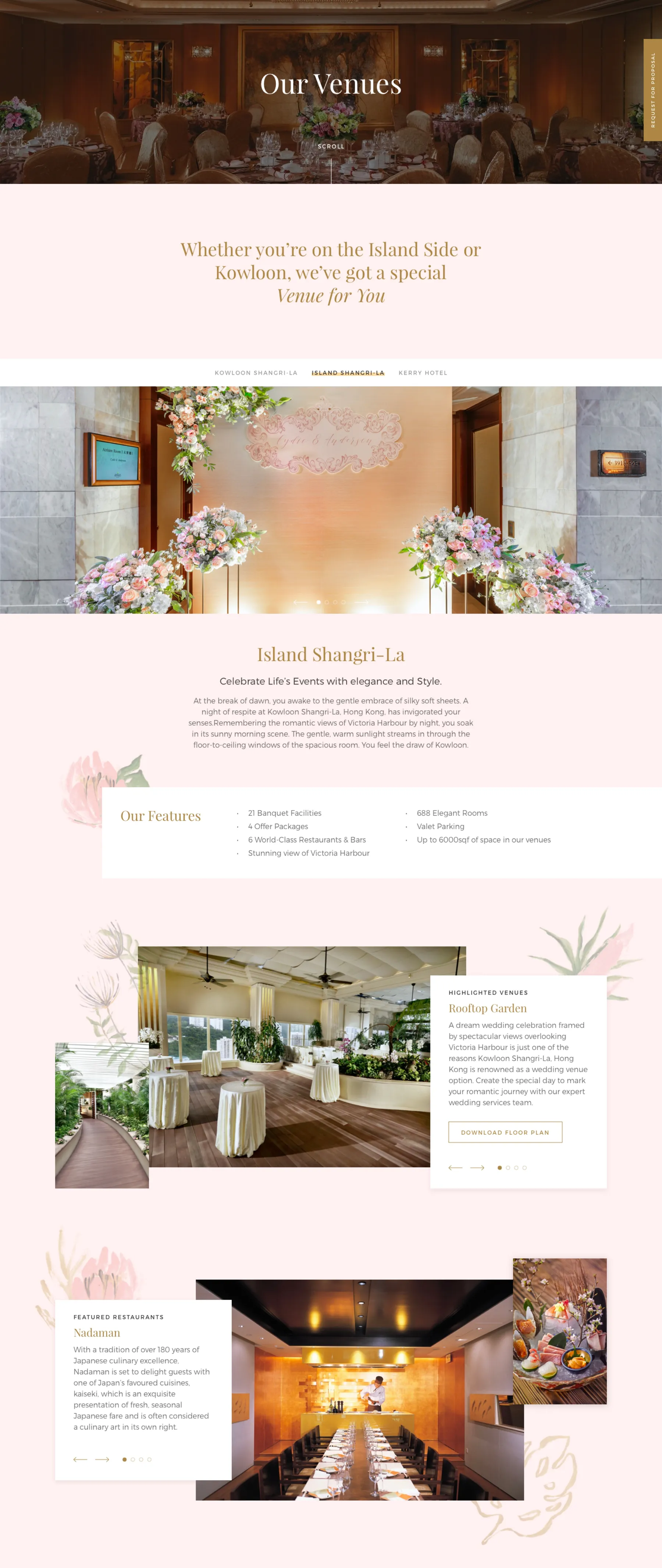 Shangri-La Wedding Venues Page